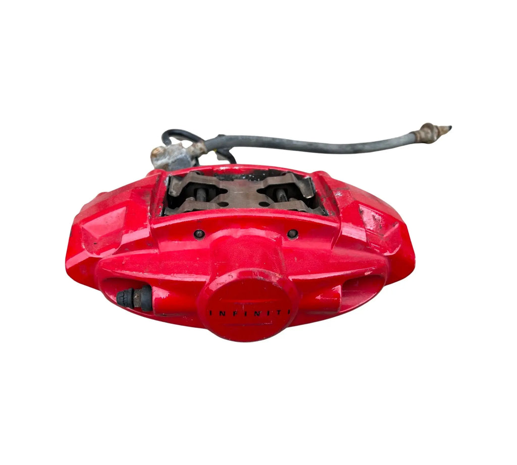 Infiniti Front And Rear Akebono Brake Calipers (RED) G37|Q50|Q60|Q70|QX70|FX50|FX35 INFINITI