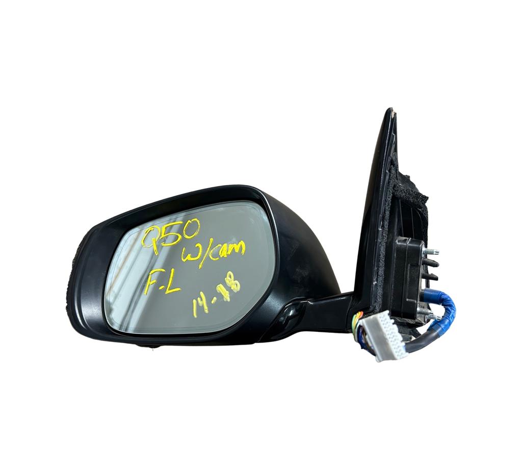 Infiniti Q50 (2014-2022) Left Side Mirror W/ Camera (Black) (Light Damage)