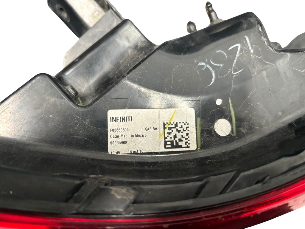 INFINITI QX50 (2019-2022) OEM Right Side Tail Light Only For Parts 26550-5NA0A