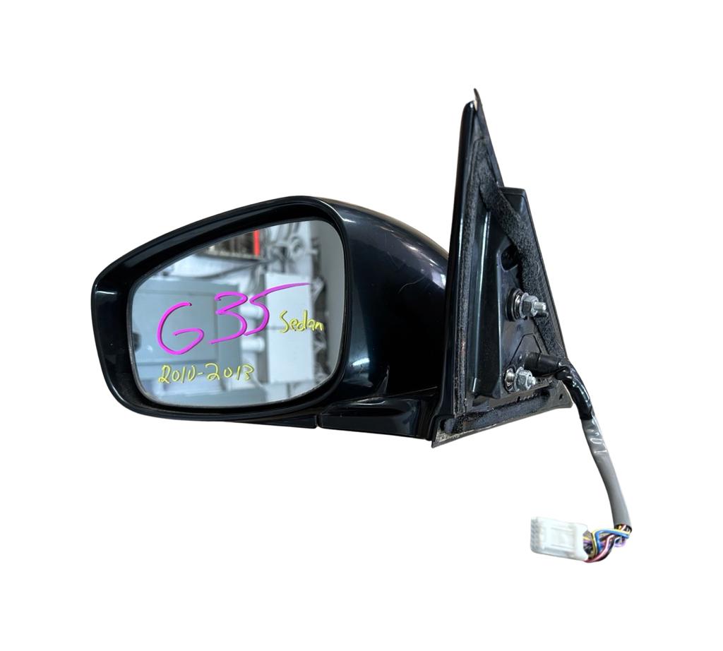 Infiniti G37 Sedan (2009-2013) Left Side Mirror OEM (Dark Grey)