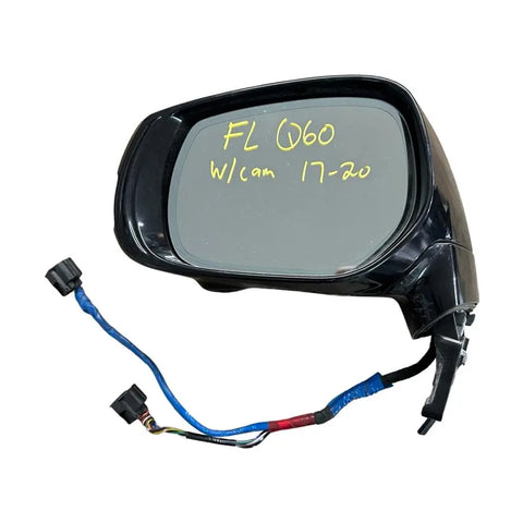 Infiniti Q60 (2017-2022) Left Side Mirror W/Camera OEM (Black) INFINITI