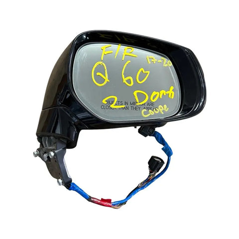 Infiniti Q60 (2017-2022) Right Side Mirror W/Camera OEM  (Black) INFINITI