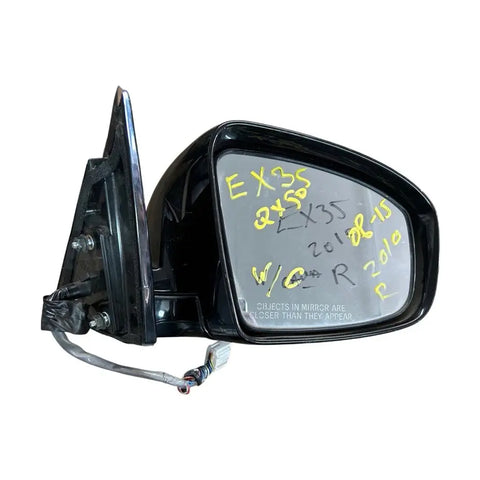Infiniti EX35 (2008-2012)|EX37 (2013)|QX50 (2014-2015) Right Side Mirror W/ Camera OEM (Black) INFINITI