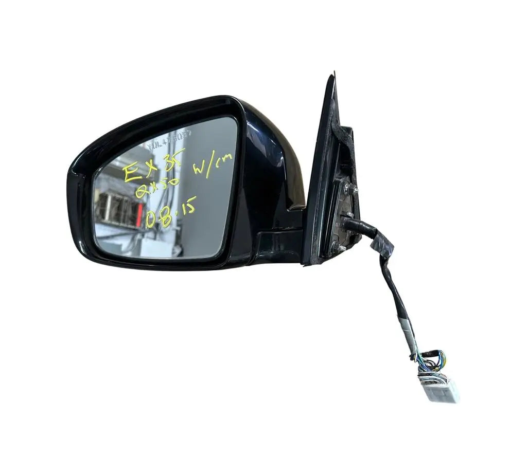 Infiniti EX35 (2008-2012)|EX37 (2013)|QX50 (2014-2015) Left Side Mirror W/ Camera (Silver) INFINITI