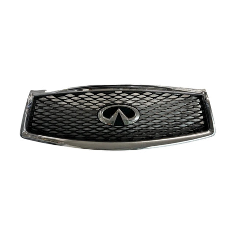 Infiniti Q50 (2014-2017) OEM Front Bumper Upper Grille W/Emblem 62310-4HB0A INFINITI