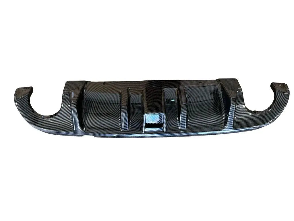 Infiniti Q50(2014-2017) Rear Diffuser with light (Carbon look) / (Gloss black) INFINITI