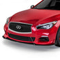 INFINITI Q50 (2014-2017) Front Lip Sport (Carbon Look /  Gloss black ) INFINITI