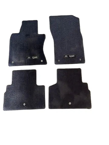 INFINITI Q60 (2017-2020) Tapis en tissue (Noir) INFINITI