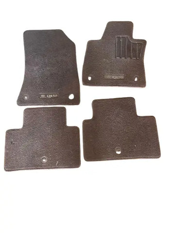 INFINITI QX50 (2019-2024 ) Tapis en tissue (Brown) INFINITI