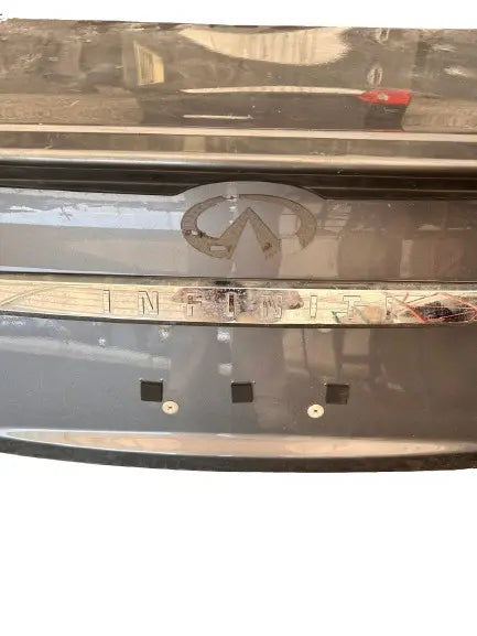 ININFIITI Q50S (18-24) Trunk Lid  (camera), surround view Grey (No shipping, local pickup only) (DAMAGED) (MISSING PARTS) INFINITI