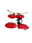 Infiniti Front And Rear Akebono Brake Calipers (RED) G37|Q50|Q60|Q70|QX70|FX50|FX35 (Copy) INFINITI
