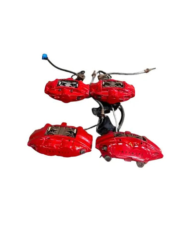 Infiniti Front And Rear Akebono Brake Calipers (RED) G37|Q50|Q60|Q70|QX70|FX50|FX35 (Copy) INFINITI