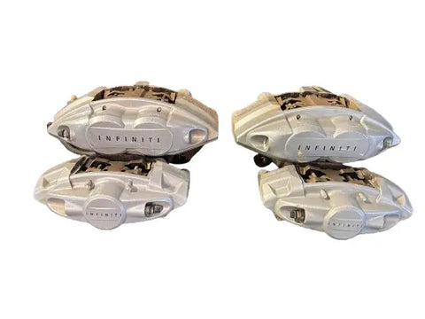 Infiniti Front And Rear Akebono Brake Calipers (RED) G37|Q50|Q60|Q70|QX70|FX50|FX35 (call for shipping) (Copy) INFINITI