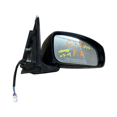 Infiniti G35 Sedan (2007-2008) Right Side Mirror OEM (Dark Grey) INFINITI