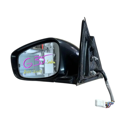 Infiniti G37 Sedan (2009-2013) Left Side Mirror OEM (Dark Grey) INFINITI