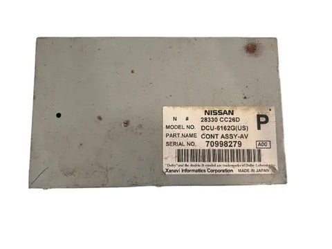 Infiniti FX35 / FX45 / QX56  (2006-2008) Control Assembly - Navigation  (28330-CC26C)  (F) (Copy) INFINITI