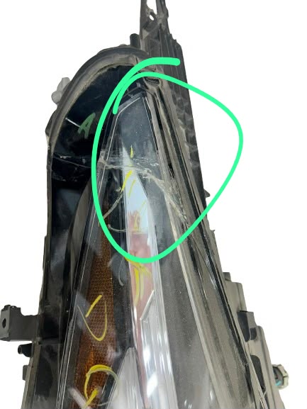INFINITI QX50 2019-2021 / QX55 2022-2025 Right LED Headlight – OEM – Used – Adaptive (With AFS) – Cracked & Scratched – 26010-5NA1A