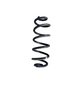 Infiniti QX50 ( 2019-2025) QX55 ( 2022-2025) Rear Infiniti OEM Suspension Coil Spring – Used