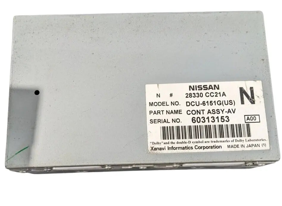 Infiniti FX35/FX45 (05-07) Control Assembly-Audio Visual 28330-CC21A (N)