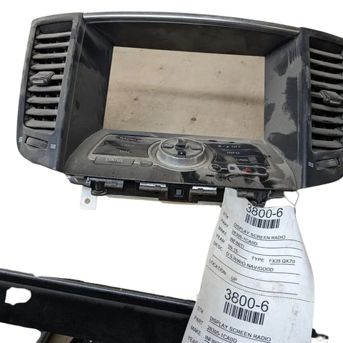 Infiniti FX35 (09-12)/ FX37 (13)/FX50 (09-13)/QX70 (14-15)Switch Assembly - Av & Navigation 28395-1CA0D - OPTIK AUTO  9173-6496 QUEBEC INC