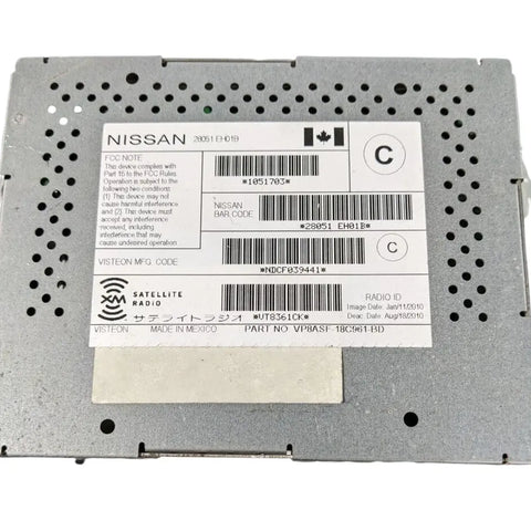 Infiniti EX35 (10-12) Tuner Unit-Av 28051-EH01B - OPTIK AUTO  9173-6496 QUEBEC INC