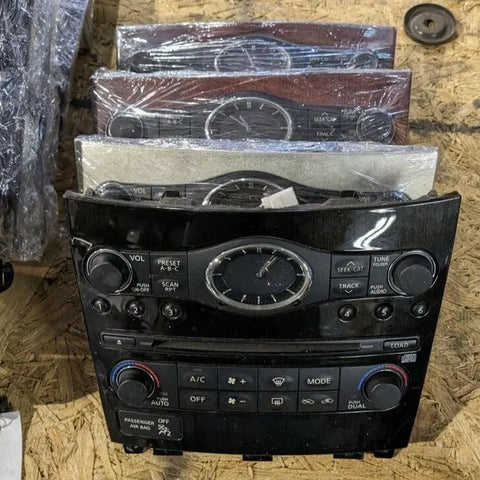 Infiniti G37/G35/EX35 Radio Face Control Panel CLIMATE - OPTIK AUTO  9173-6496 QUEBEC INC