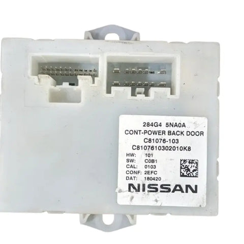 Infiniti QX50 (19)Controller Assembly Power Back Door 284G4-5NA0A - OPTIK AUTO  9173-6496 QUEBEC INC