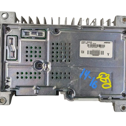 Infiniti Q50 (14-16) AMPLIFER Assembly-Speaker 28061-4GA2A - OPTIK AUTO  9173-6496 QUEBEC INC