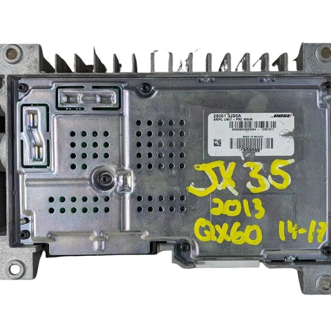 Infiniti JX35 (13)/QX60 (14-17) AMPLIFIER Assembly-Speaker 28061-3JD0A - OPTIK AUTO  9173-6496 QUEBEC INC